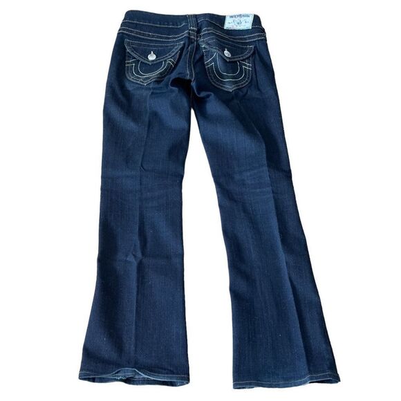True Religion Becky Dark Wash Super T Jeans Size 26 - Picture 3 of 16